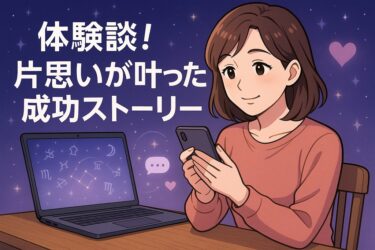 【体験談】片思いが叶った成功ストーリー｜電話占いで勇気をもらい進展した実例