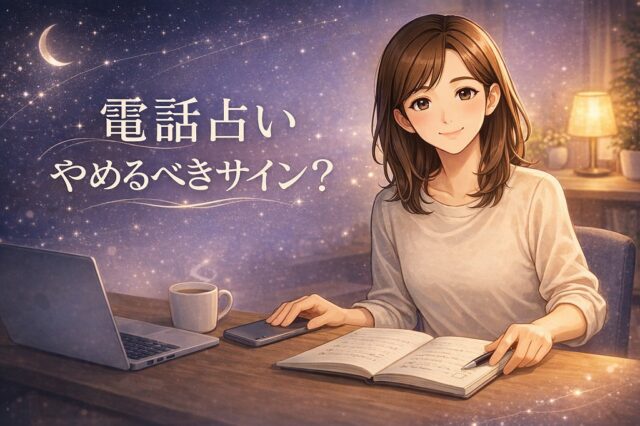 電話占い相談やめるべきサイン｜自己診断チェックリストと見直し基準で賢く距離を取る方法