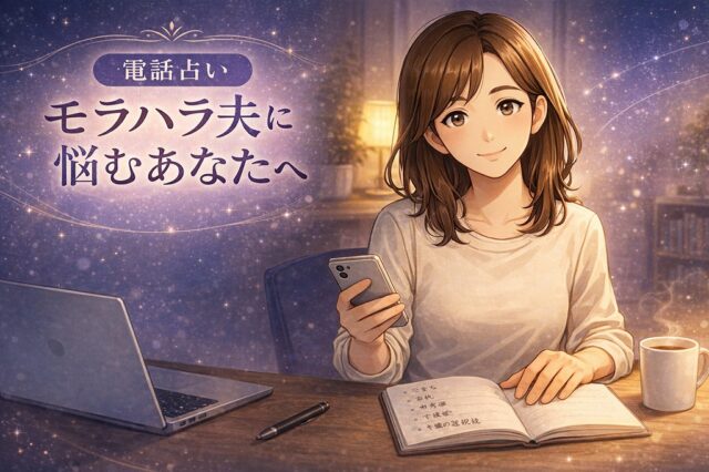 モラハラ夫に悩む女性へ｜電話占いで危険サインを整理し境界線を見極める方法とは？【匿名OK／初回特典あり】
