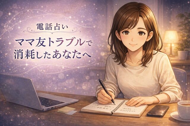 ママ友トラブルで消耗した女性へ｜電話占いで感情を整理し境界線と対処策を見極めるガイド【匿名OK／初回特典あり】