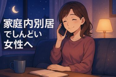 家庭内別居でしんどい女性へ｜電話占い相談で状況を整理し再構築の可能性を見極める方法【初回特典で小さく試せる】
