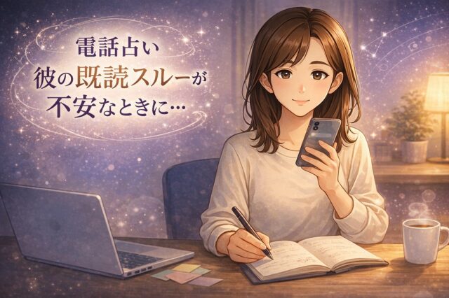 彼のSNS既読スルーが不安なときに…電話占いでわかることわからないこと｜音信不通の原因整理と行動のヒント