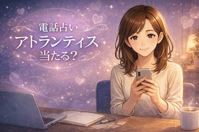 電話占いアトランティス（ATLANTIS）は当たる？占い師を5分無料で試せる初回特典と料金を公式情報で確認して恋愛復縁の不安を減らす