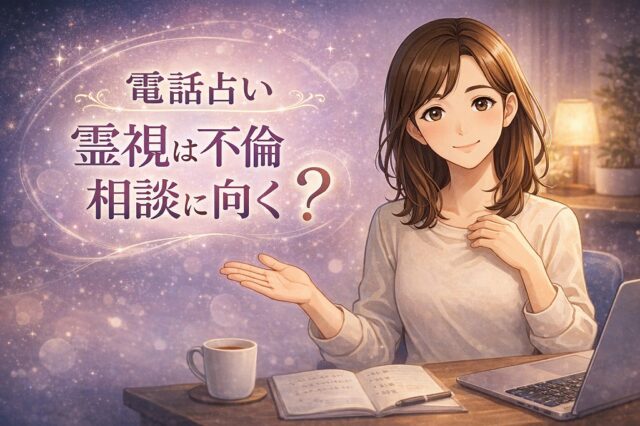 霊視は不倫相談に向く？電話占いで相手の気持ちを視る向き不向きと占い師の選び方｜体験談とプライバシー注意点