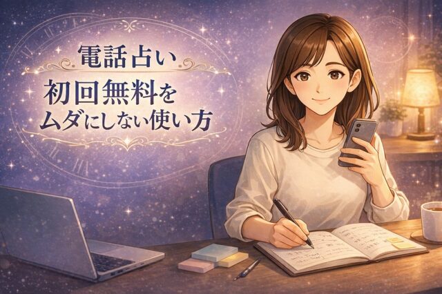 電話占いの初回無料をムダにしない使い方｜相談テンプレと質問例を10分20分の時間配分とメモで整理する完全ガイド