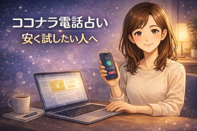 ココナラ電話占いを安く試したい人へ｜クーポンとアプリ通話で失敗しにくく始める手順