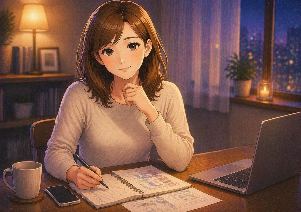 早川かなえが初回無料や特典条件を比較しながら、失敗しにくい電話占いサービスの選び方を案内しているイメージ