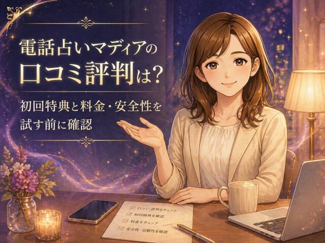 電話占いマディア（MaDear）の口コミ評判は？初回特典と料金安全性を試す前に確認