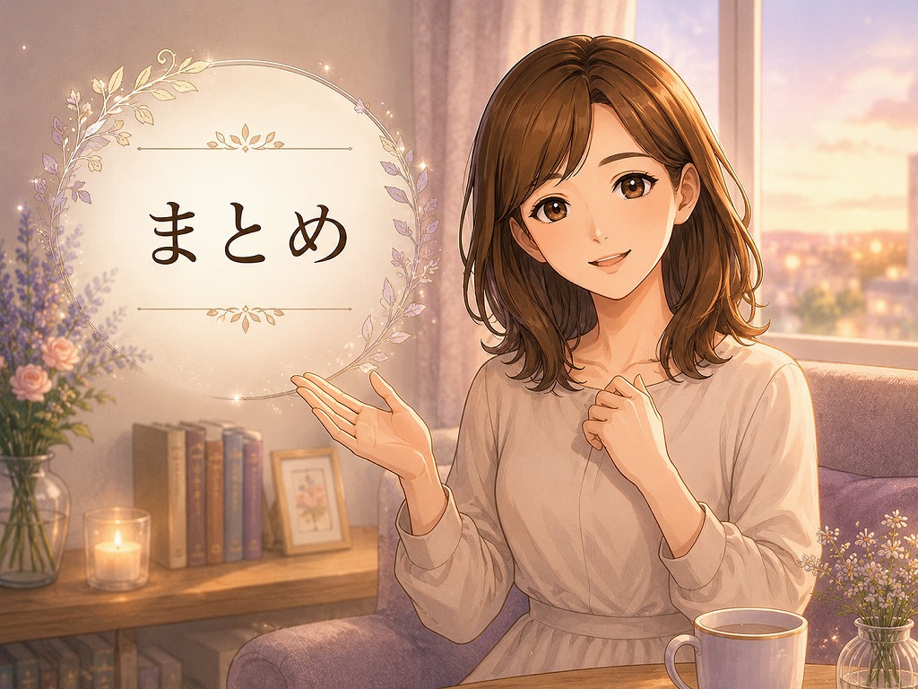 電話占いで先生が合わない時のやめる判断と乗り換えの選び方をまとめる編集長・早川かなえのアニメ風イラスト