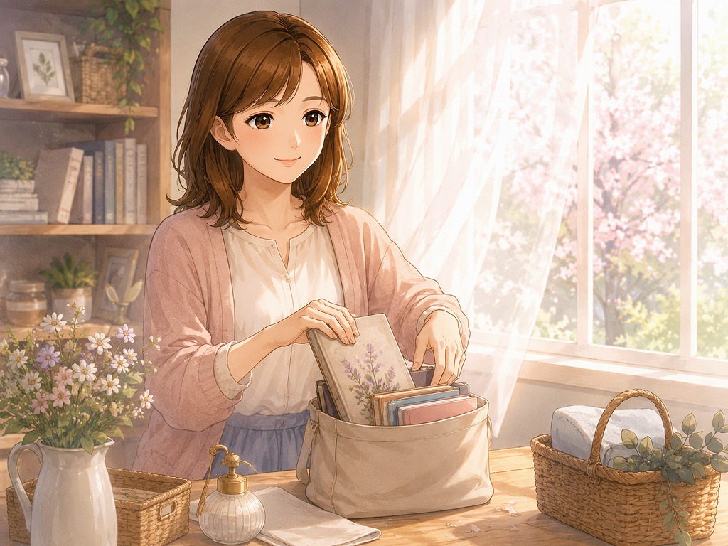 復縁相談の終わり方と気持ちの整理をやさしく案内する早川かなえのアニメ風イラスト