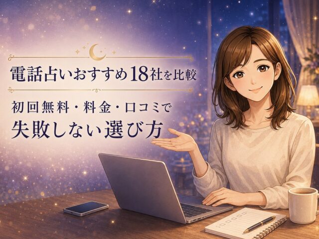 電話占いおすすめ18社を比較｜初回無料・料金・口コミで失敗しない選び方