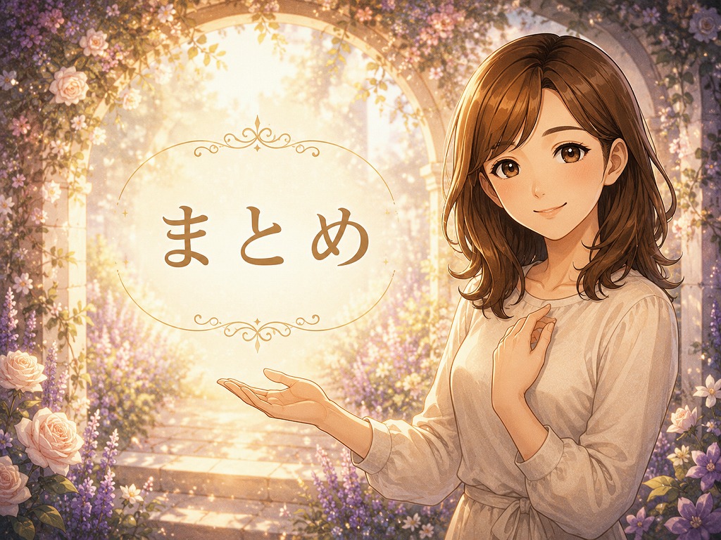 自分に合う鑑定スタイルを見つける大切さを伝える早川かなえのアニメ風イラスト