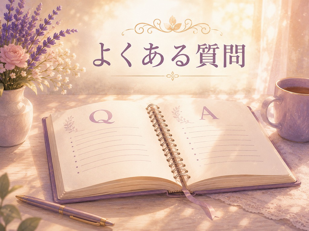 電話占いの怪しい怖い料金依存に関するよくある質問や疑問を整理するイメージイラスト