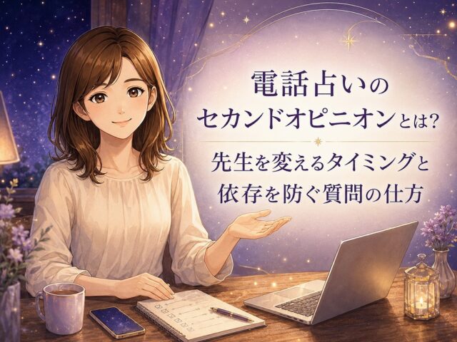 電話占いのセカンドオピニオンとは？先生を変えるタイミングと依存を防ぐ質問の仕方