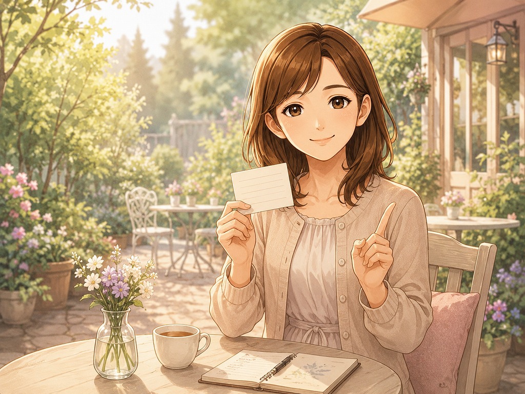 電話占いで危ない先生の断り方やリピートをやめる伝え方を解説する早川かなえのアニメ風イラスト
