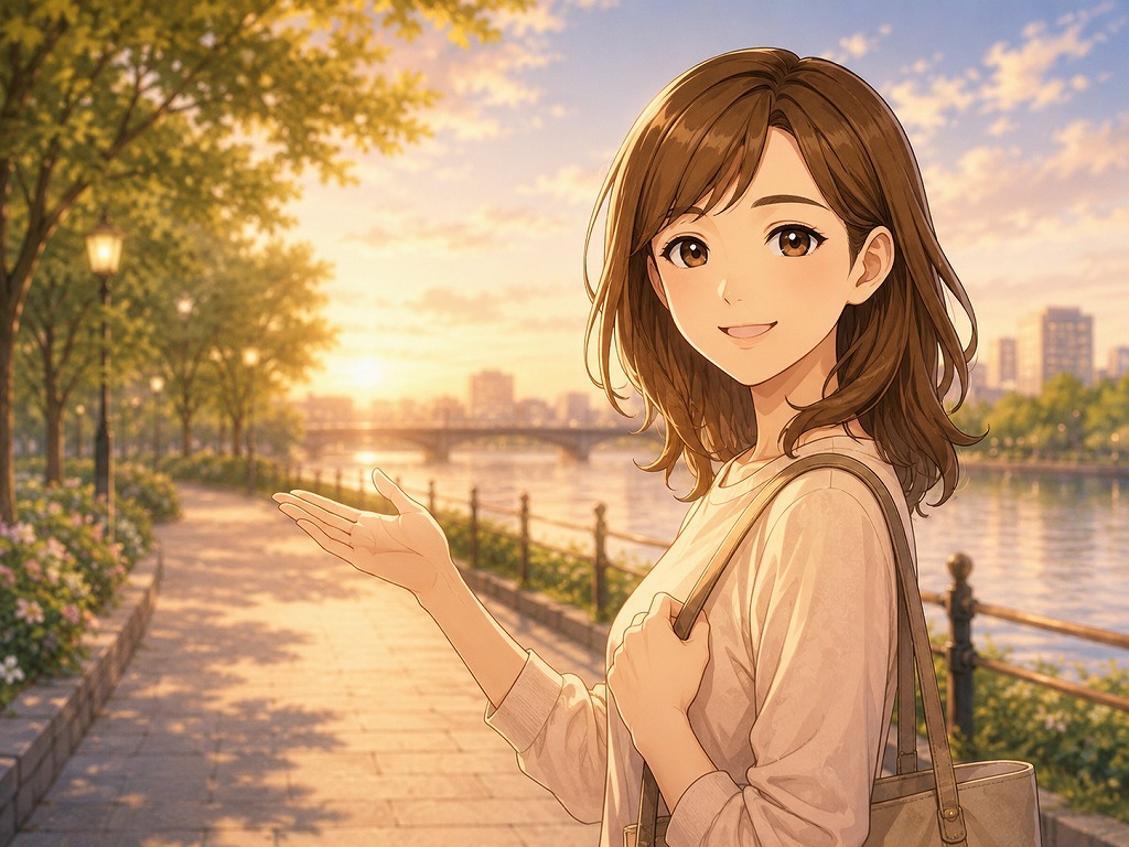 電話占いの先払いのメリットと注意点をやさしく案内する早川かなえのアニメ風イラスト