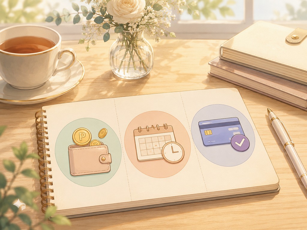 電話占いの先払いと後払いや自動精算の違いを分かりやすく整理したイメージイラスト