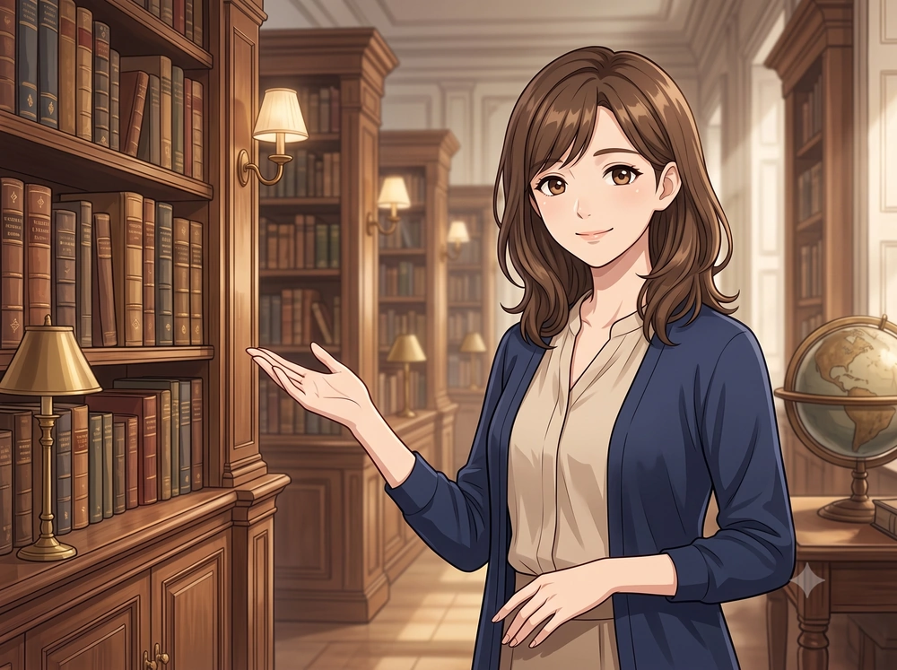早川かなえが電話占いヴェルニで彼の気持ちを相談する占い師の選び方を案内しているアニメ風イラスト