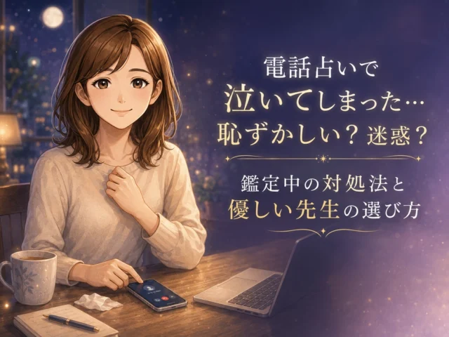 電話占いで泣いてしまった…恥ずかしい？迷惑？鑑定中の対処法と優しい先生の選び方