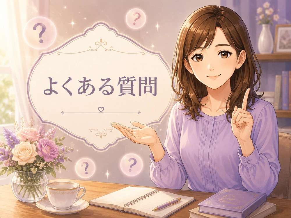 彼女がいる好きな人との恋愛でよくある疑問をやさしく解説する早川かなえのアニメ風イラスト