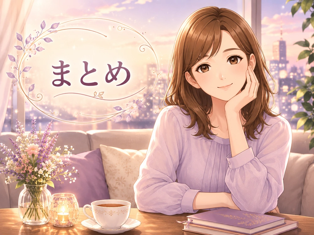 彼女がいる好きな人との恋で自分を大切にしながら次の一歩を考える早川かなえのまとめイラスト