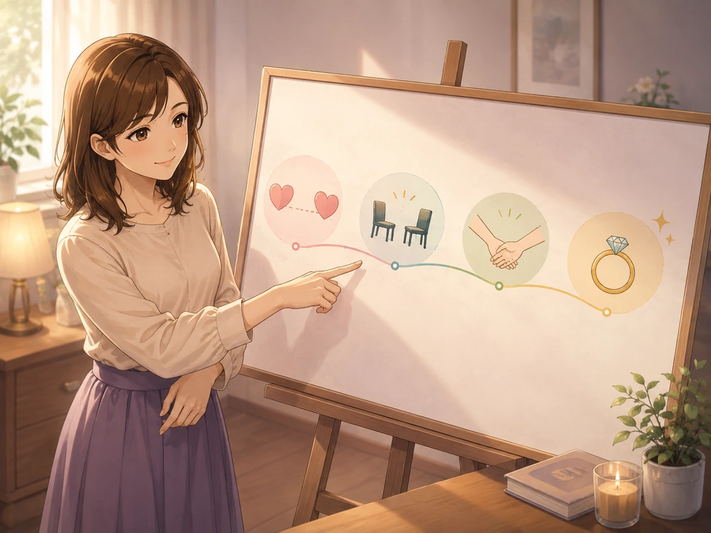 婚約破棄後の関係修復を復縁と再婚約の二段階に分けて考える早川かなえ