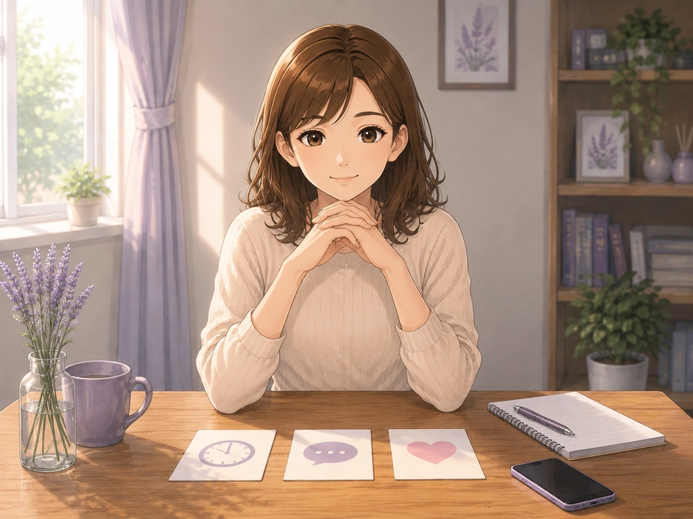 電話占いで別れ話を相談する前に聞きたい質問と自分の気持ちを整理する早川かなえ