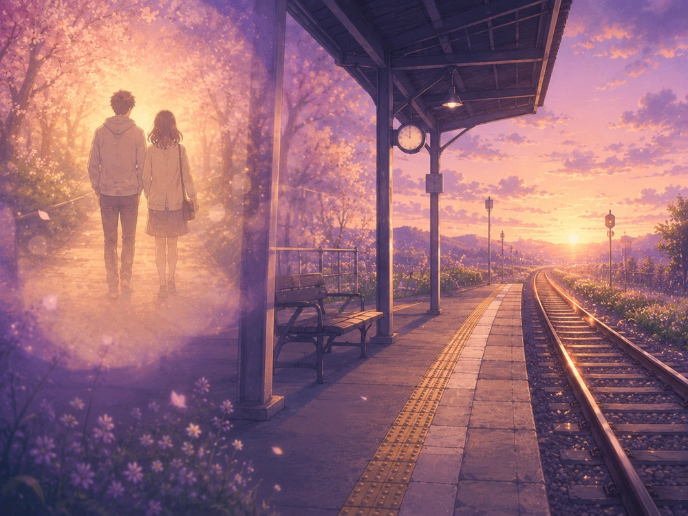 元彼との過去に戻りたい気持ちともう一度付き合いたい気持ちの違いを整理するイメージ