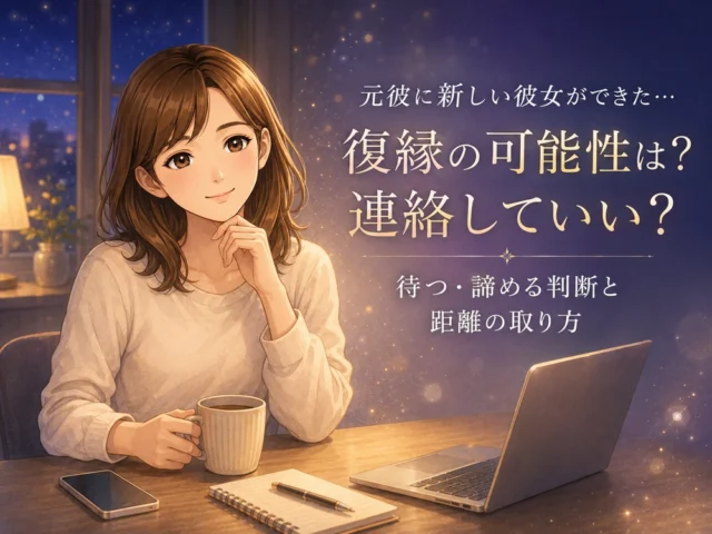 元彼に新しい彼女ができた…復縁の可能性は？連絡していい？電話占いで考える待つ・諦める判断と距離の取り方