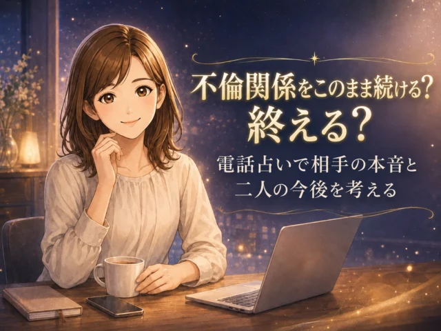 不倫関係をこのまま続ける？終える？電話占いで相手の本音と二人の今後を考える