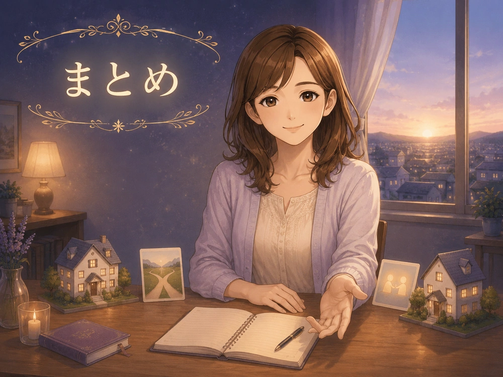 W不倫の二つの家庭・離婚・二人の関係を整理し自分が選べるこれからを考える早川かなえのまとめ画像