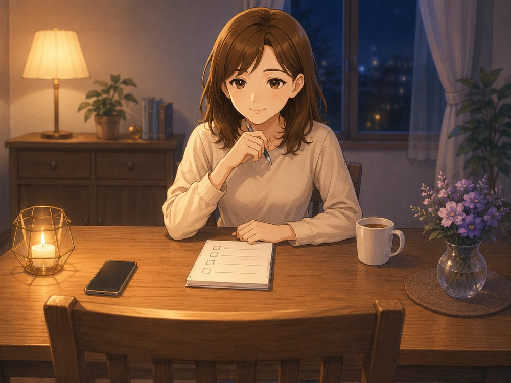 彼氏の二股をスマホで探る前に確認したいことを整理し本人と話す準備をする早川かなえ