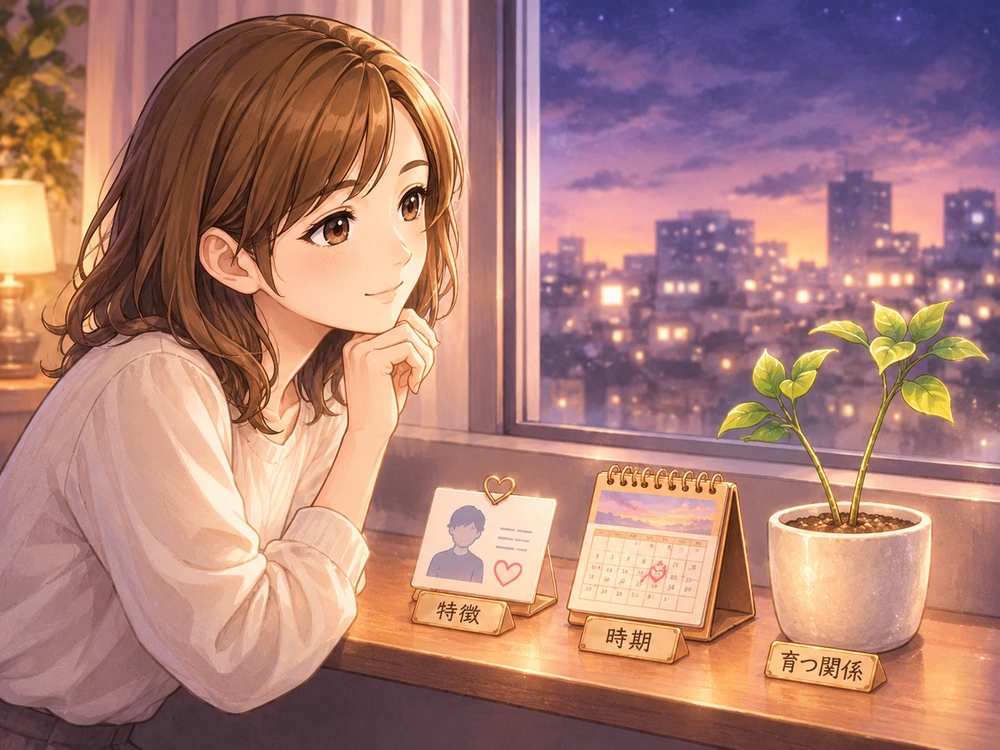 運命の人は特徴や出会う時期だけで決めず今ある縁とこれから育つ関係まで確かめると解説する早川かなえ
