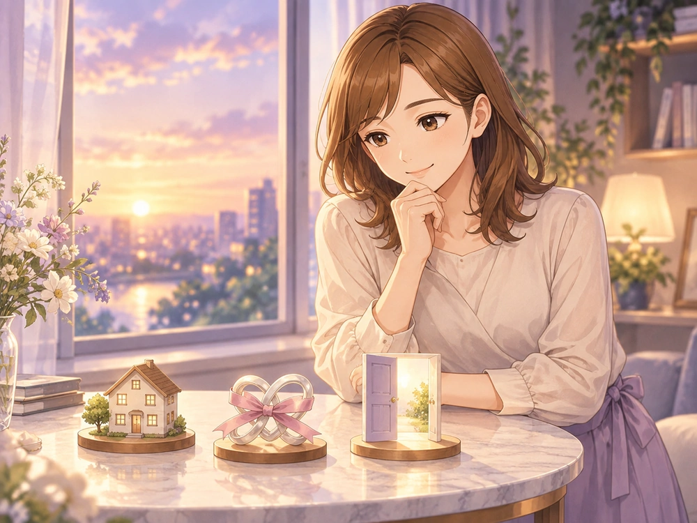 仮面夫婦を続けるか修復・離婚するか迷ったときに選択肢を整理する早川かなえのイメージ