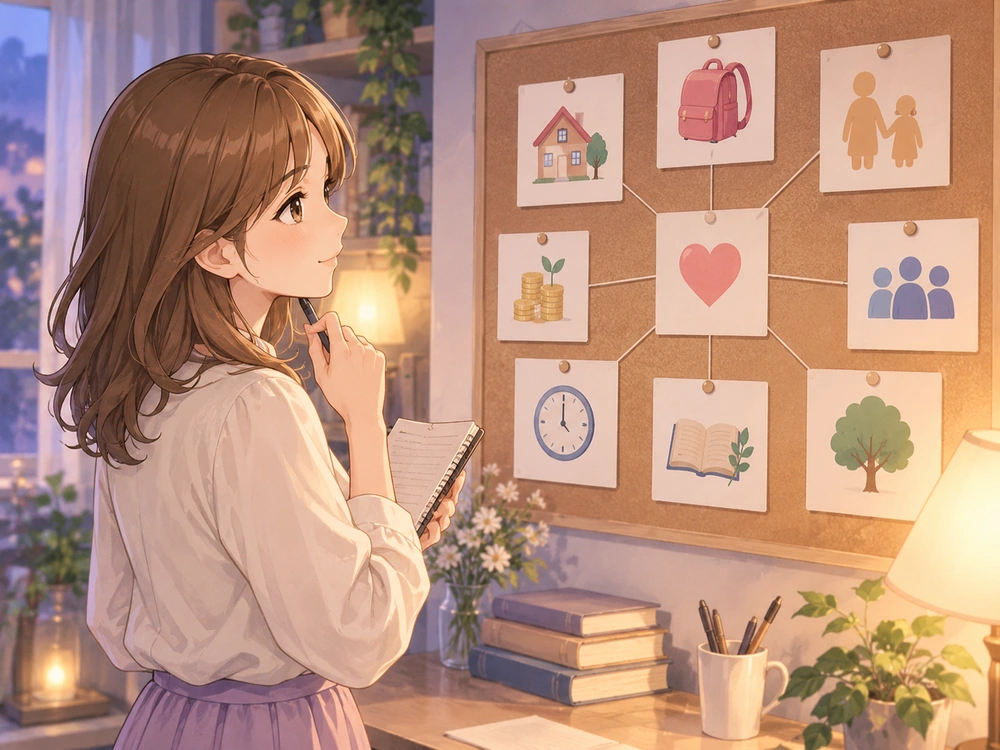 仮面夫婦を続ける理由と自分が本当に守りたいものを整理する早川かなえのイメージ