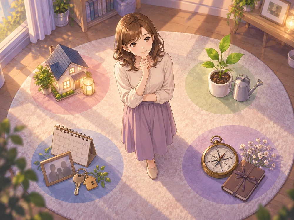 仮面夫婦を続けるか修復するか離婚するか迷ったときの4つの判断軸を整理する早川かなえのイメージ