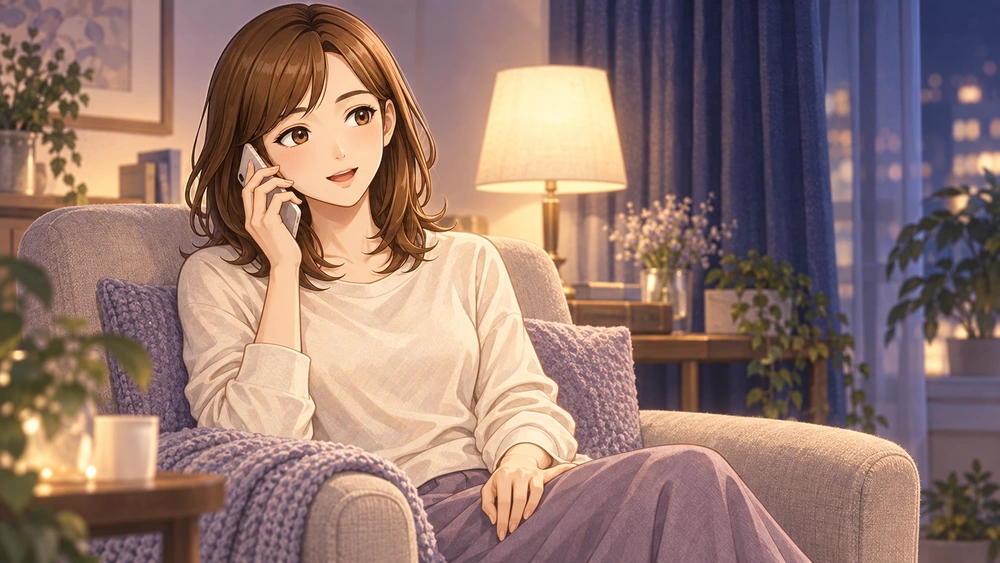 電話占いを自分の気持ちを言葉にする機会として活用する早川かなえ