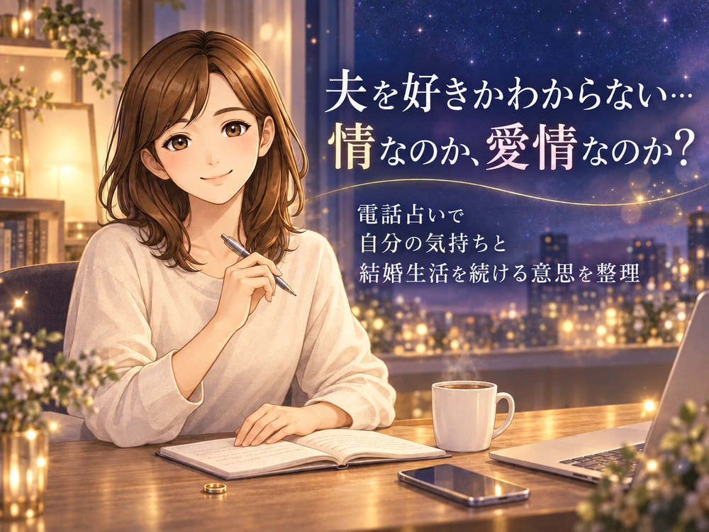 夫への気持ちが愛情か情かわからず、自分の本音と結婚生活を続けたい意思を整理する早川かなえ