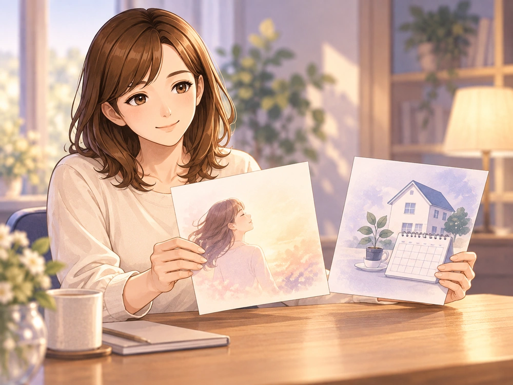 熟年離婚への気持ちと老後の生活不安を別々に整理する早川かなえ