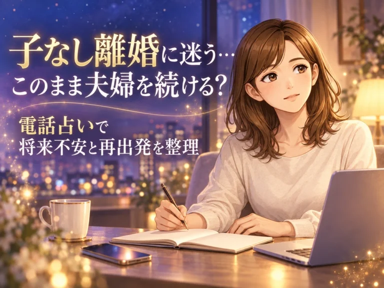 子なし離婚に迷い、夫婦を続ける将来と離婚後の再出発について静かに考える早川かなえ