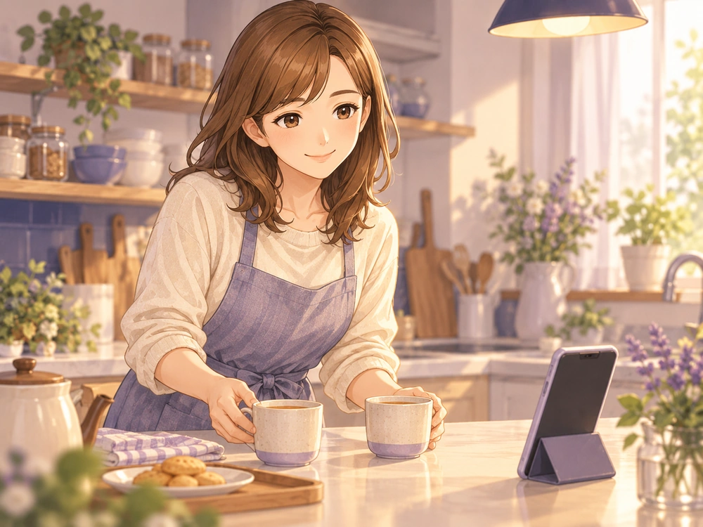 離れていても日常の小さな出来事を伝え合い、夫婦の暮らしをつなぐ早川かなえ
