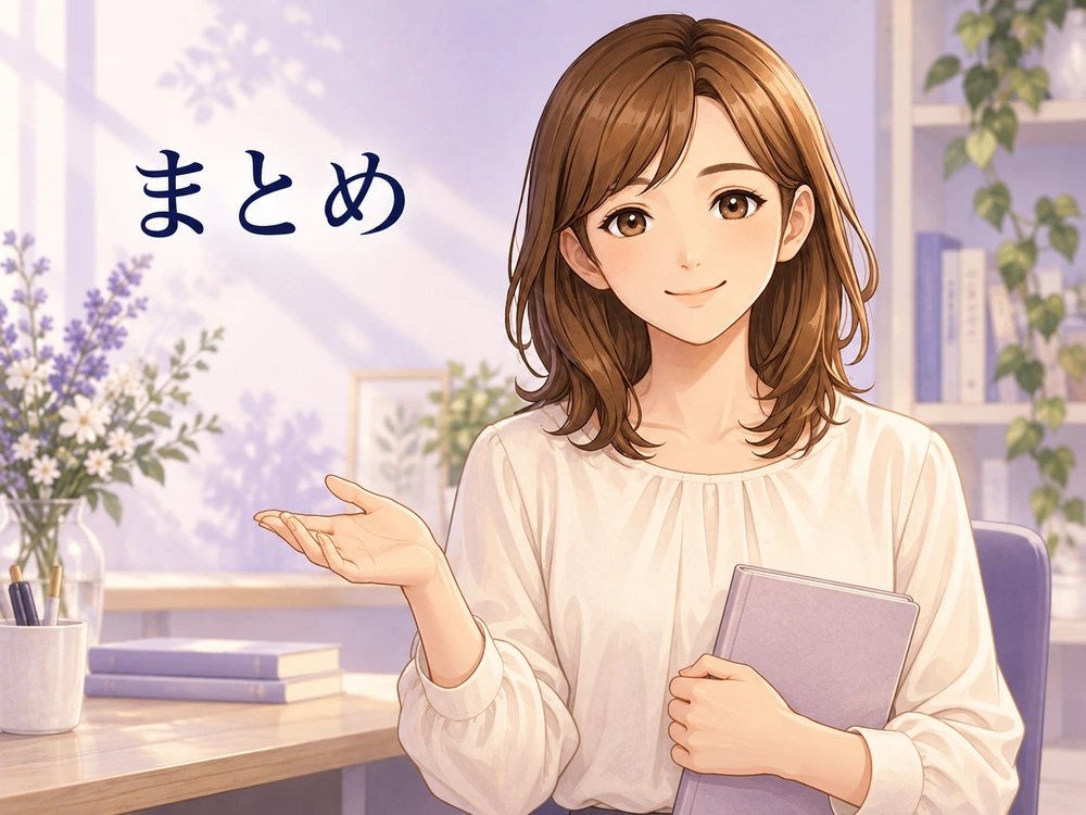 夫の本音と理由を整理し、焦らず次の話し合いへ進むよう読者に寄り添う早川かなえのまとめ