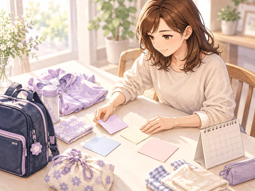 子どもの持ち物と予定を手がかりに育児負担を棚卸しする早川かなえ
