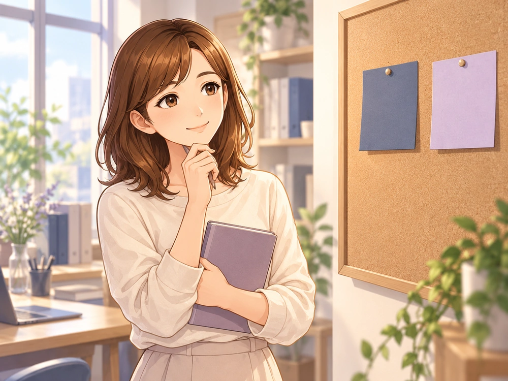 仕事で変えたいことと残したいことを整理し、自分の判断軸を考える早川かなえ