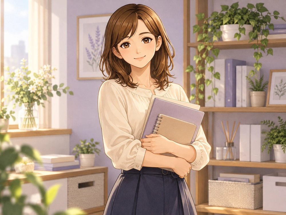 収入と家庭を守る条件を大切にしながら、これからの働き方を落ち着いて考える早川かなえ。