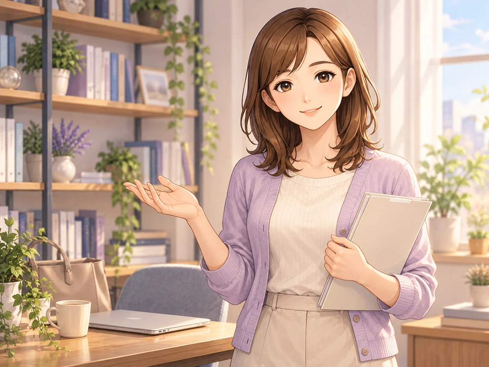 会社員を続けるか独立するかを、適性と準備の両面から考えるよう案内する早川かなえ