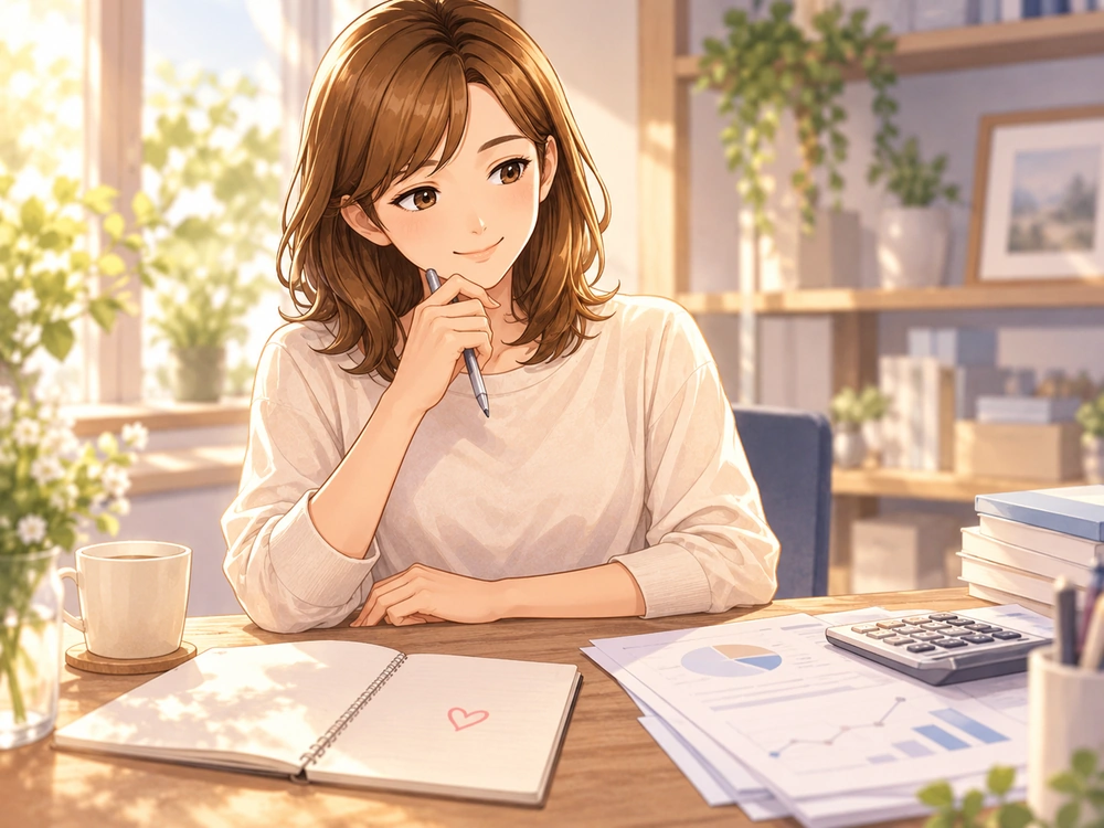 起業への思いと資金などの現実の条件を分けて整理する早川かなえ