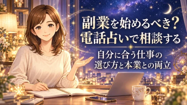 副業を始めるべき?電話占いで相談する自分に合う仕事の選び方と本業との両立