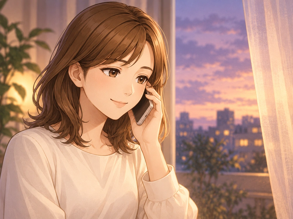 電話相談を通じて、夫婦で話し合う前に自分の気持ちや選択肢を整理する早川かなえ